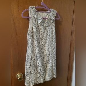 Forever 21 Ruffle Collar Lace Dress